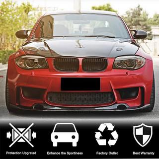 Front Bumper Lip V2 for 1M E82 Carbon BMW 1 Series E81/E82/E87/E88 2004-2011 photo 2