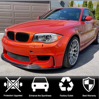 Front Bumper Lip V1 for 1M E82, Carbon BMW 1 Series E81/E82/E87/E88 2004-2011 photo 2