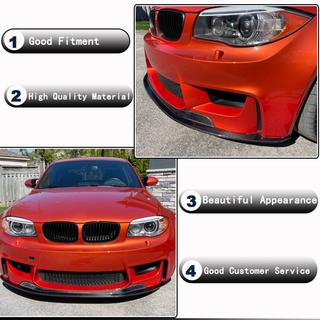 Front Bumper Lip V1 for 1M E82, Carbon BMW 1 Series E81/E82/E87/E88 2004-2011 photo 3
