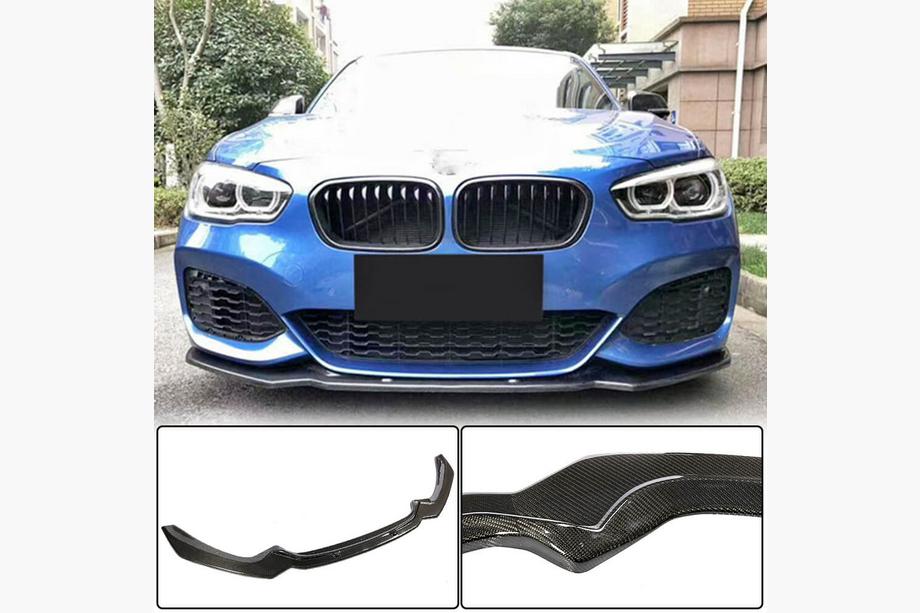 BMW 1 Series F20/F21 2011-2019 Front Bumper Lip FRP V2 (2016-2019, M-Sport) Image
