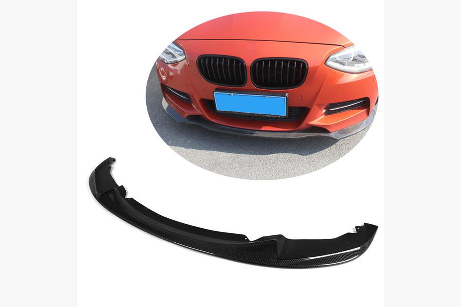BMW 1 Series F20/F21 2011-2019 Front Bumper Lip (for M-Sport 2011-2015, Carbon) Image
