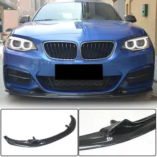 Front Bumper Lip V1 for F22/F23 M-Sport, Carbon photo 1