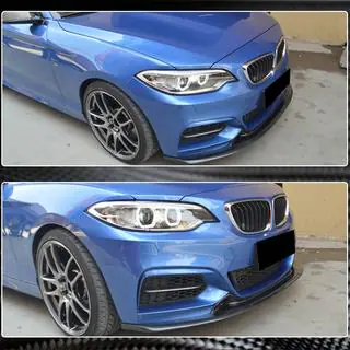 Front Bumper Lip V1 for F22/F23 M-Sport, Carbon photo 4
