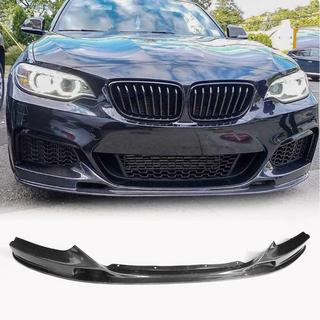 Front Bumper Lip V2 (for F22/23 M-Sport, Carbon) BMW 2 Series F22/F23 2014-2021 photo 1