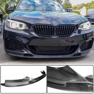 Front Bumper Lip V2 (for F22/23 M-Sport, Carbon) BMW 2 Series F22/F23 2014-2021 photo 2