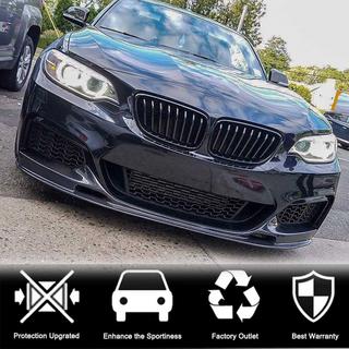 Front Bumper Lip V2 (for F22/23 M-Sport, Carbon) BMW 2 Series F22/F23 2014-2021 photo 3