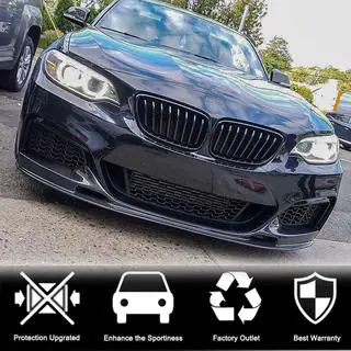 Front Bumper Lip V2 (for F22/23 M-Sport, Carbon) photo 3