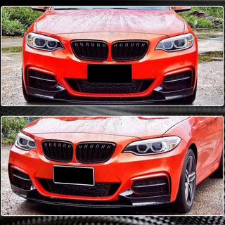Front Bumper Lip V2 (for F22/23 M-Sport, Carbon) BMW 2 Series F22/F23 2014-2021 photo 4