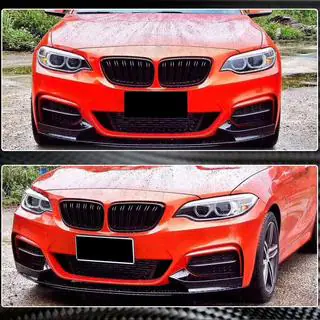 Front Bumper Lip V2 (for F22/23 M-Sport, Carbon) photo 4