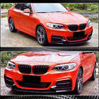 BMW 2 Series F22/F23 2014-2021 Front Bumper Lip V3 for F22/23 M-Sport, Carbon photo 3