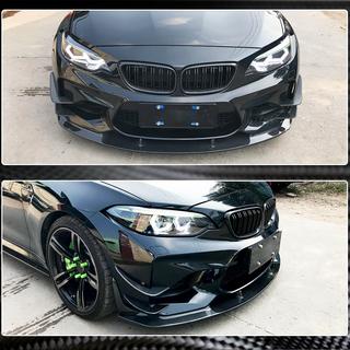 Front Bumper Lip V6 for F87 M2, Carbon BMW 2 Series F22/F23 2014-2021 photo 3