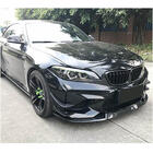 BMW 2 Series F22/F23 2014-2021 Front Bumper Lip V5 (for F87 M2, Carbon) photo 2