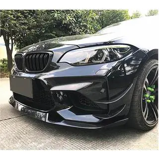 Front Bumper Lip V5 (for F87 M2, Carbon) photo 3