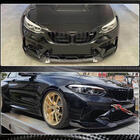 BMW 2 Series F22/F23 2014-2021 Front Bumper Lip V3 for F87 M2 Competition, Carbon photo 5