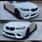 BMW 2 Series F22/F23 2014-2021 Front Bumper Lip V4 for F87 M2 Competition, Carbon photo 4