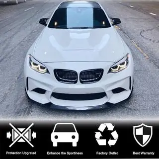 Front Bumper Lip V4 for F87 M2 Competition, Carbon photo 3