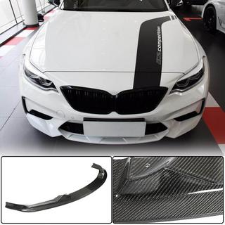 Front Bumper Lip V6 for F87 M2 Competition, Carbon BMW 2 Series F22/F23 2014-2021 photo 1