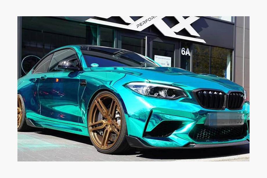 BMW 2 Series F22/F23 2014-2021 Front Bumper Lip V2 for F87 M2 Competition, Carbon Photo 8
