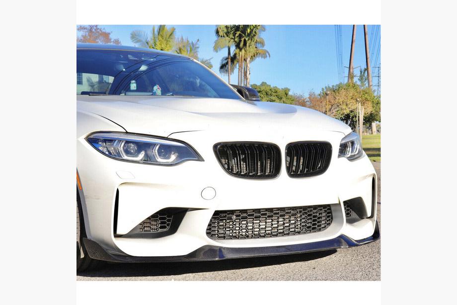 BMW 2 Series F22/F23 2014-2021 Front Bumper Lip V9 for F87, Carbon Photo 4