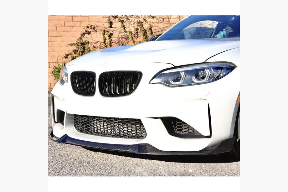BMW 2 Series F22/F23 2014-2021 Front Bumper Lip V9 for F87, Carbon Photo 6
