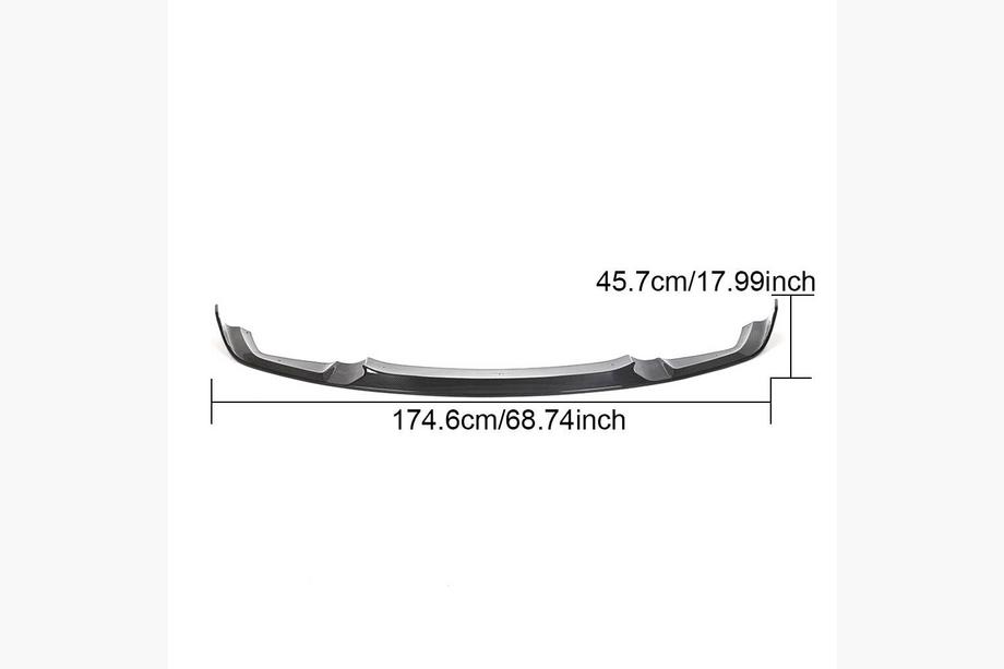 BMW 2 Series F22/F23 2014-2021 Front Bumper Lip V9 for F87, Carbon Photo 9