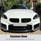 BMW 2 Series G42 2021- Front Bumper Lip V1 (for G87, Carbon) photo 4