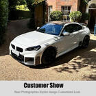 BMW 2 Series G42 2021- Front Bumper Lip V1 (for G87, Carbon) photo 5