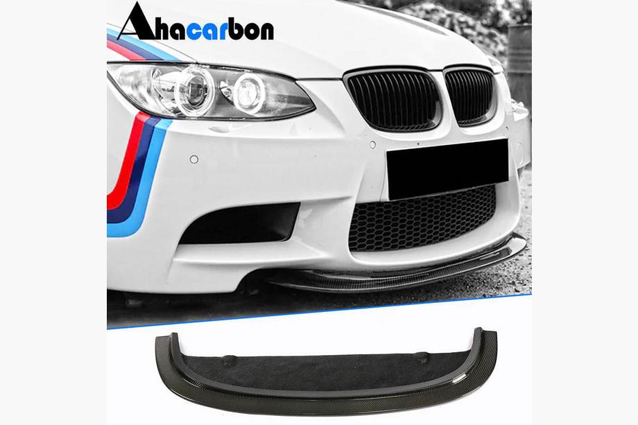 BMW 3 Series E92/E93 2006–2013 Front bumper lip V6 (for M3, Carbon) Image