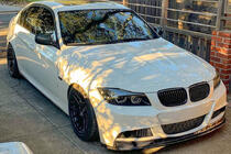 BMW 3 Series E90/E91 2005-2011 Front bumper lip (for E90 M-Sport 2008-2011, Carbon) photo 4