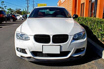 BMW 3 Series E90/E91 2005-2011 Front Bumper Lip FRP V2 (2010-2012 M-Sport) photo 2