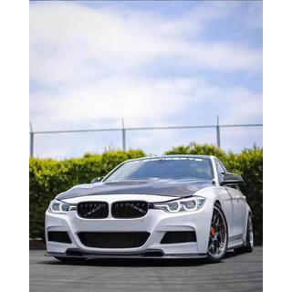 Front Bumper Lip V-Style for F30 M-Sport, Carbon BMW 3 Series F30/F31 2012-2019 photo 4