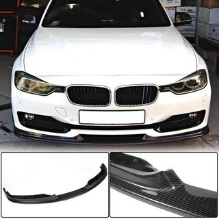 Front Bumper Lip Spoiler (for F30 Base 2012-2015, Carbon) BMW 3 Series F30/F31 2012-2019 photo 1