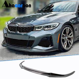 Front Bumper Lip V8 for M-Sport 2018-2022 Carbon BMW 3 Series G20/G21 2018- photo 1