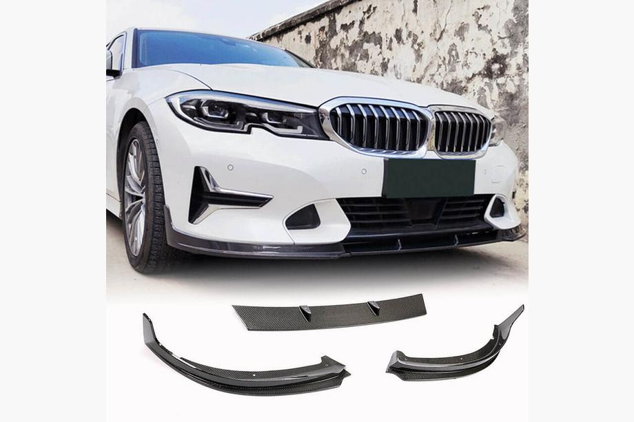 BMW 3 Series G20/G21 2018- Front Bumper Lip FRP V3 (2019-2022 Base) Photo 1