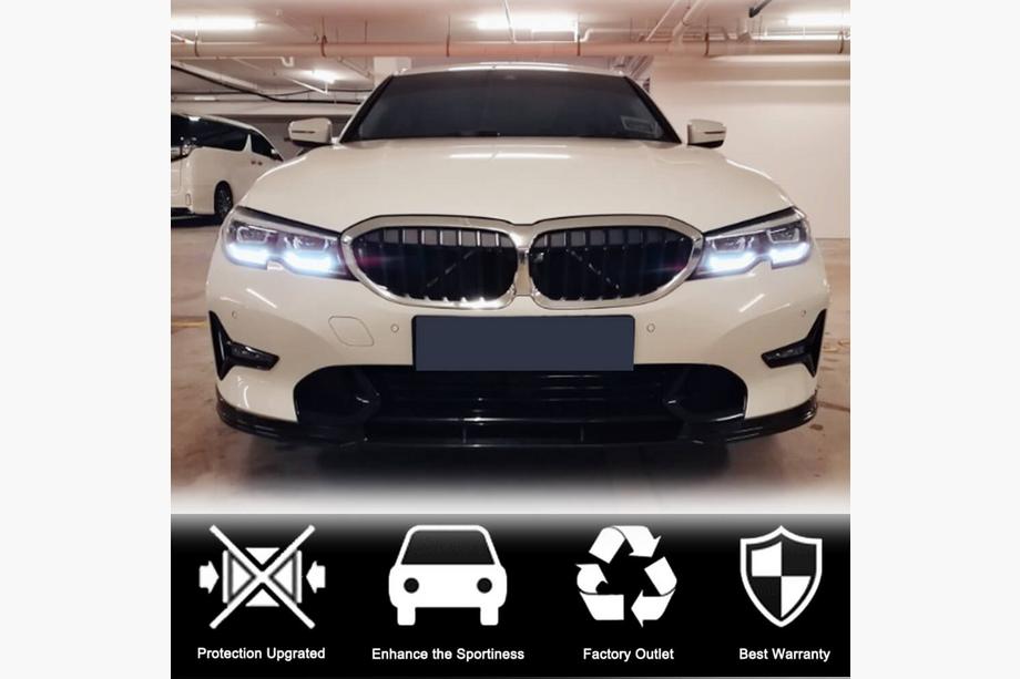 BMW 3 Series G20/G21 2018- Front Bumper Lip FRP V3 (2019-2022 Base) Photo 4