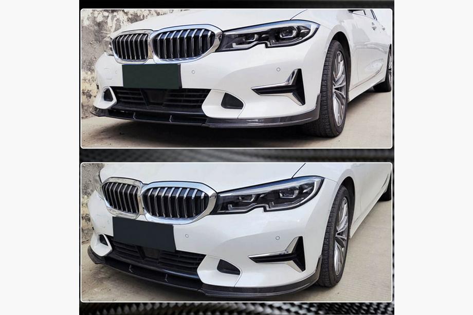 BMW 3 Series G20/G21 2018- Front Bumper Lip FRP V3 (2019-2022 Base) Photo 5