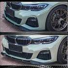 BMW 3 Series G20/G21 2018- Front Bumper Lip SC-Style for M-Sport 2018-2022 Carbon photo 4