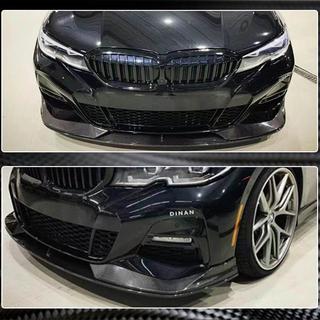 Front Bumper Lip AC-Style (for M-Sport 2018-2022, Carbon) BMW 3 Series G20/G21 2018- photo 2