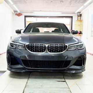 Front Bumper Lip V3 for M-Sport 2018-2022, Carbon BMW 3 Series G20/G21 2018- photo 1