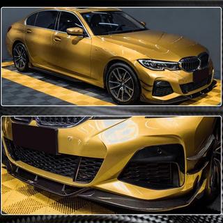 Front Bumper Lip PD-Style (for M-Sport 2018-2022, Carbon) BMW 3 Series G20/G21 2018- photo 4