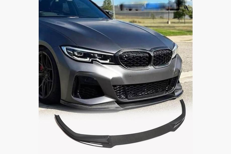 BMW 3 Series G20/G21 2018- Front Bumper Lip FRP V6 (2019-2022 M-Sport) Image
