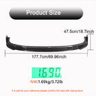 BMW 3 Series G20/G21 2018- Front Bumper Lip V2 for M-Sport 2022+ Carbon photo 4