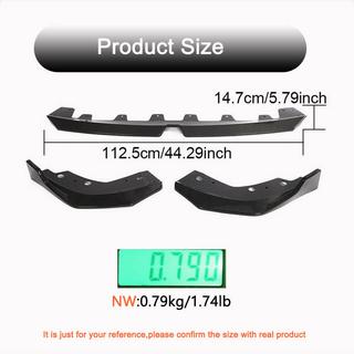Front Bumper Lip V3 for M-Sport 2022+ Carbon BMW 3 Series G20/G21 2018- photo 4