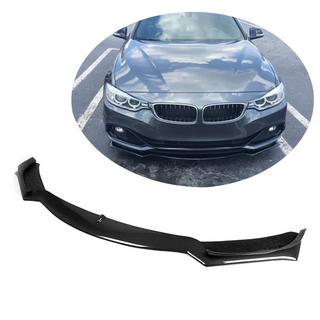 Front Bumper Lip Spoiler (for Base 2013-2016, Carbon) BMW 4 Series F32/F33/F36 2012-2020 photo 1