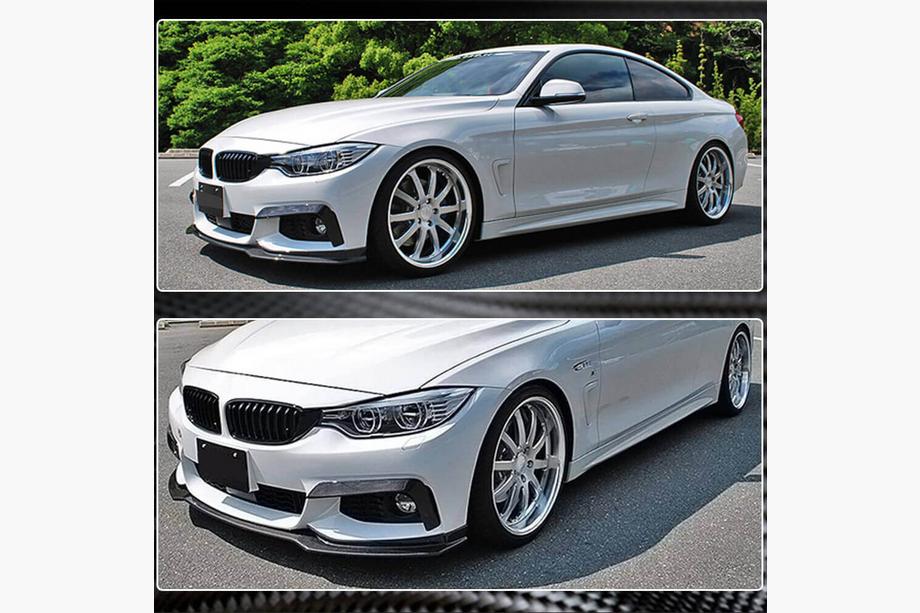 BMW 4 Series F32/F33/F36 2012-2020 Front Bumper Lip V1 (for M-Sport, Carbon) Photo 4