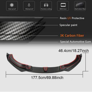 Front Lip V2 for M-Sport, Carbon BMW 4 Series F32/F33/F36 2012-2020 photo 4