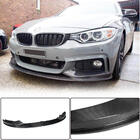 BMW 4 Series F32/F33/F36 2012-2020 Front Bumper Lip V3 for M-Sport, Carbon photo 1
