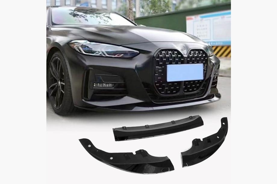BMW 4 Series G22/23/26 2020- Front Bumper Lip ABS V2 (M-Sport) Image
