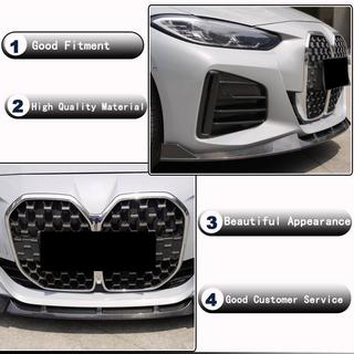 Front Bumper Lip V3 (for G26 M-Sport, Carbon) BMW 4 Series G22/23/26 2020- photo 3