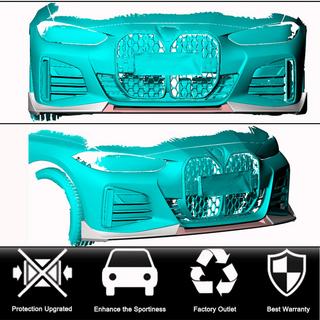 Front Bumper Lip V1 for G26 M-Sport, Carbon BMW 4 Series G22/23/26 2020- photo 2